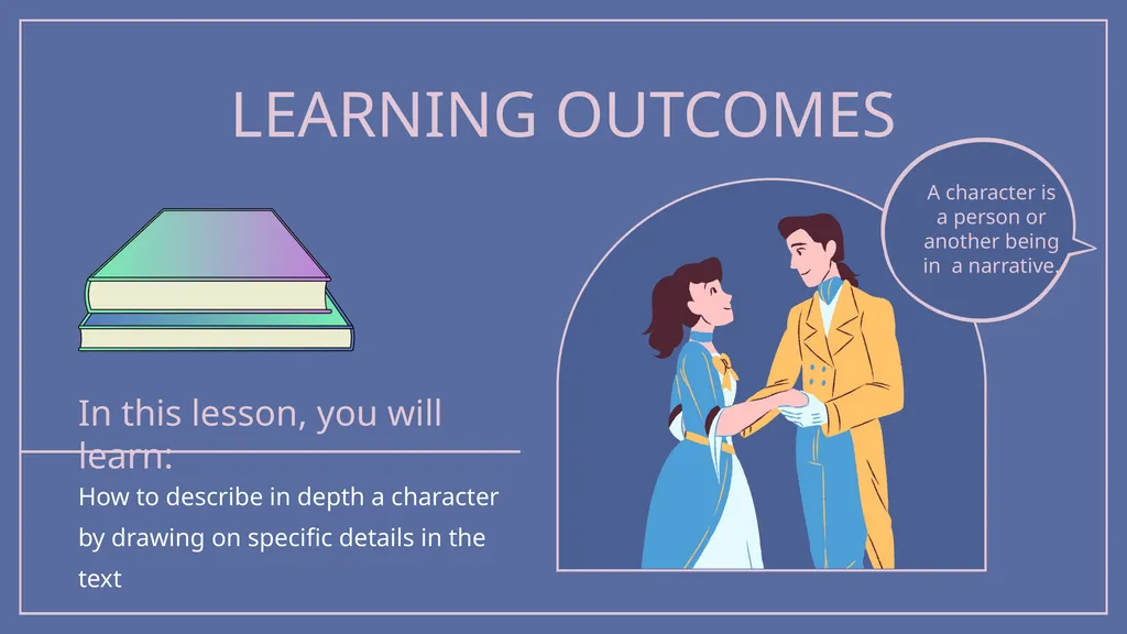 An Introduction to Character Analysis Characters’ - slide 5 of 16