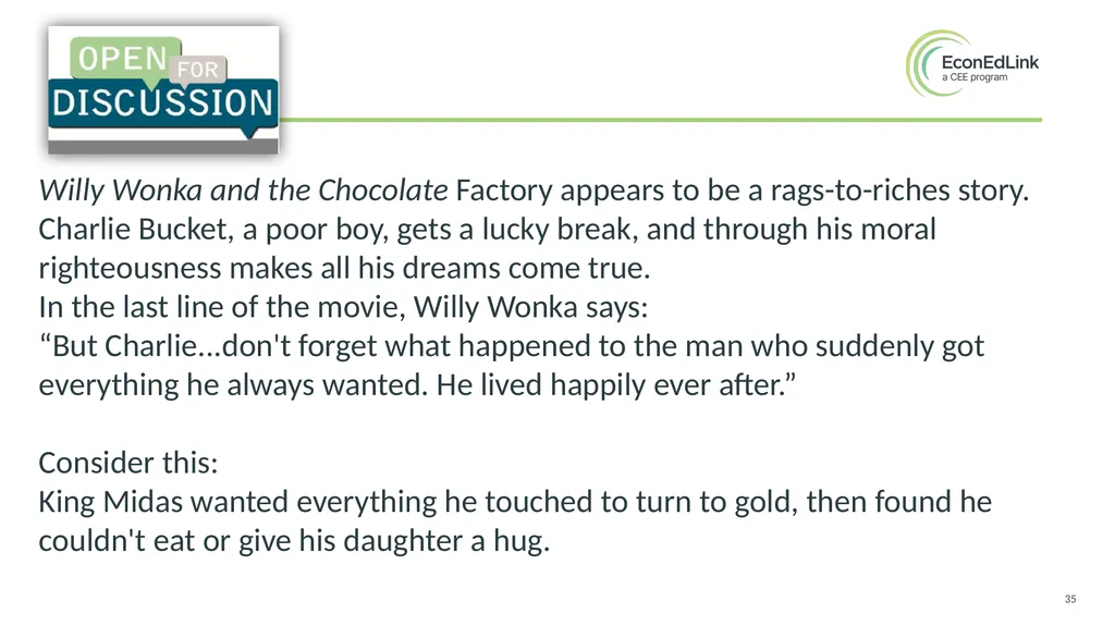 Willy Wonka’s Whimsical Entrepreneurial Adventures - slide 35 of 38