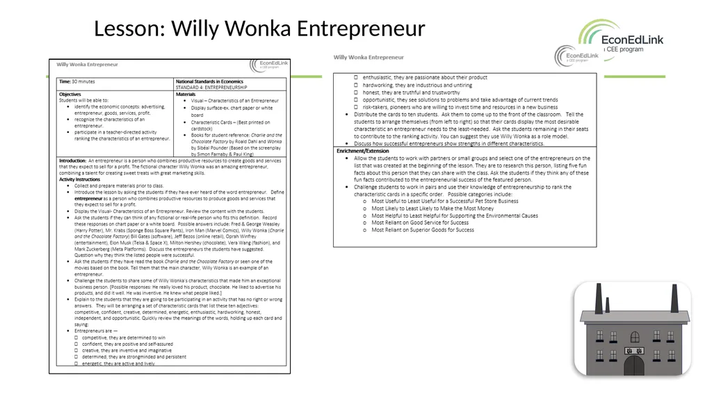 Willy Wonka’s Whimsical Entrepreneurial Adventures - slide 18 of 38