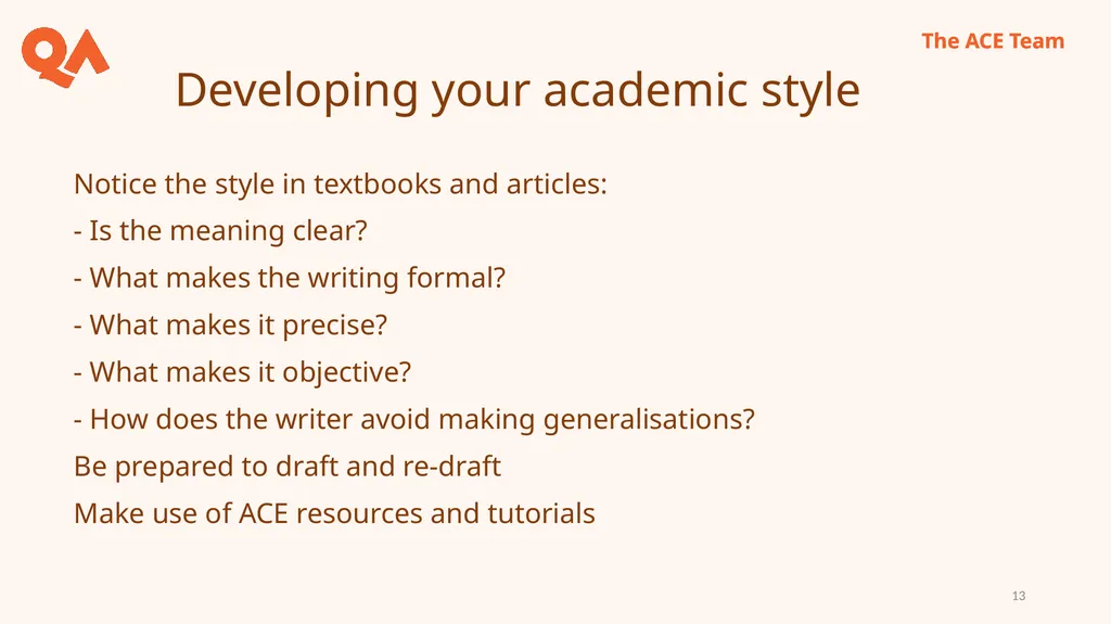 How to Write for Assignments and an Introduction - slide 13 of 29