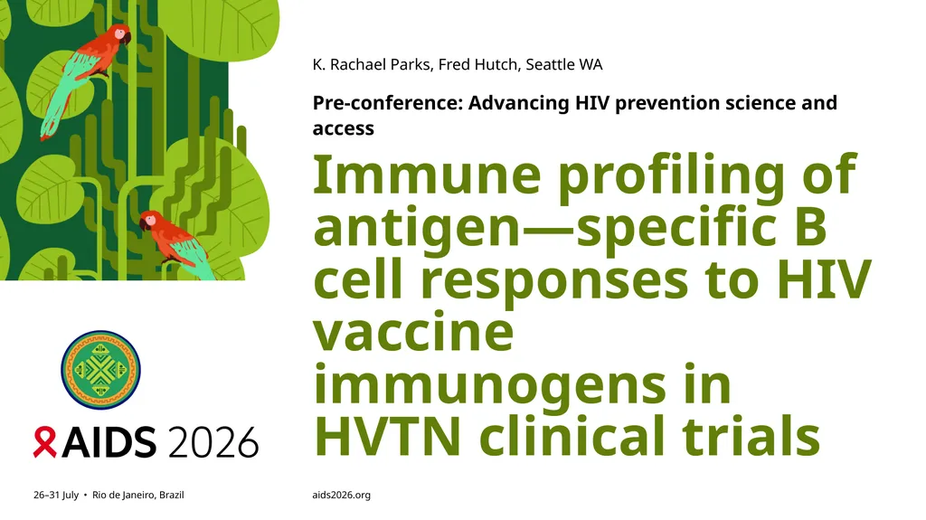 Immune profiling of antigen—specific B cell - slide 1 of 36