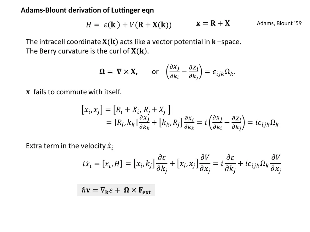Introduction to Berry Curvature effects in - slide 5 of 36