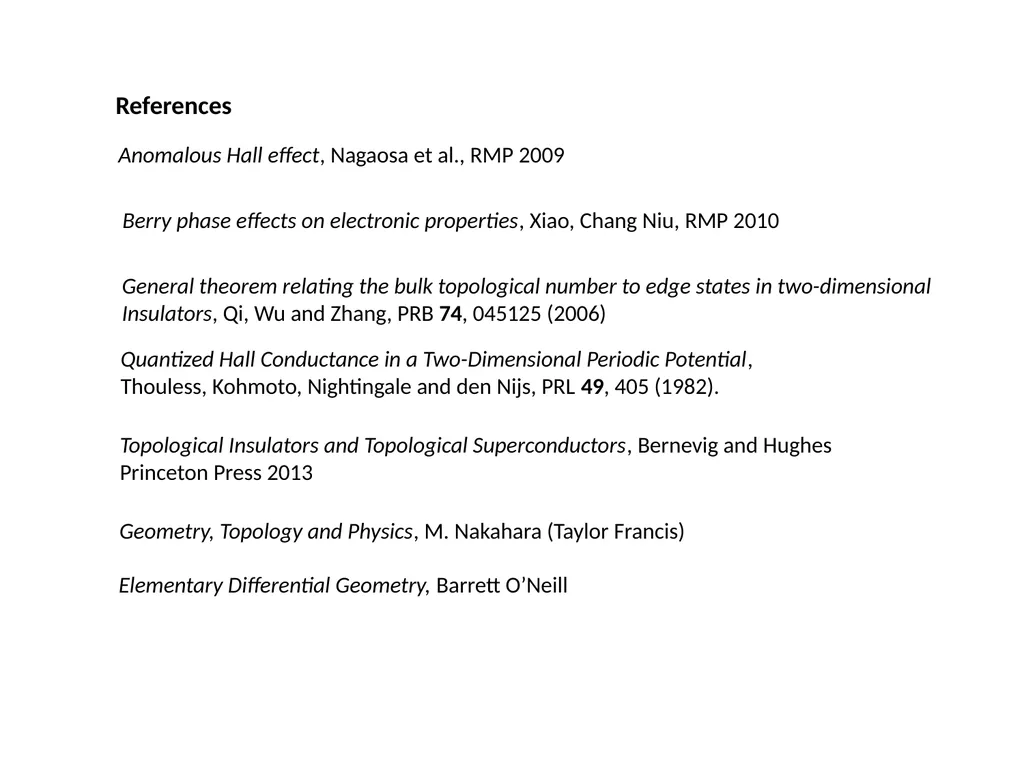 Introduction to Berry Curvature effects in - slide 33 of 36