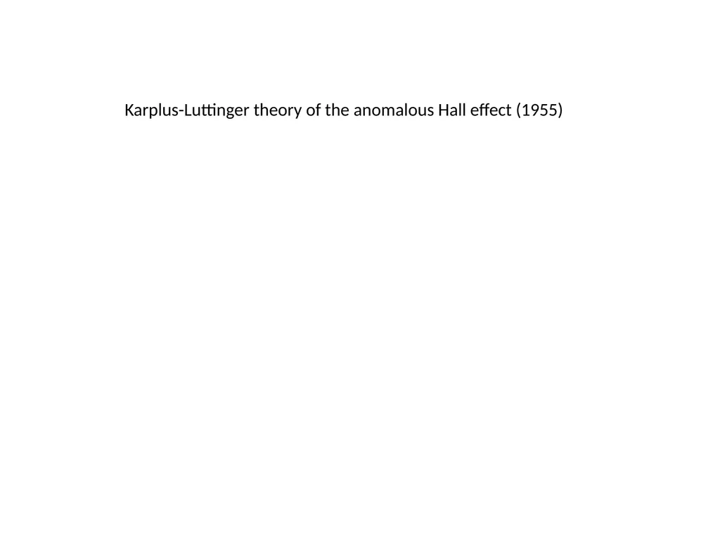 Introduction to Berry Curvature effects in - slide 2 of 36