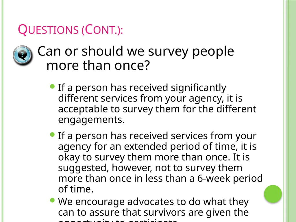 Documenting Our Work Surveys VAdata: Virginia’s - slide 18 of 24