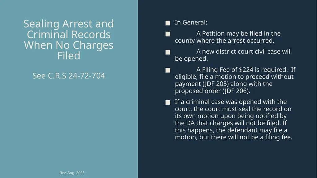 Sealing criminal records Presented by the 12th - slide 12 of 41