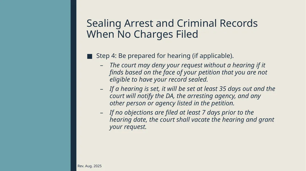 Sealing criminal records Presented by the 12th - slide 15 of 41