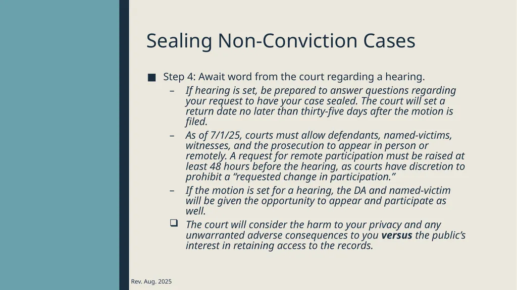 Sealing criminal records Presented by the 12th - slide 11 of 41