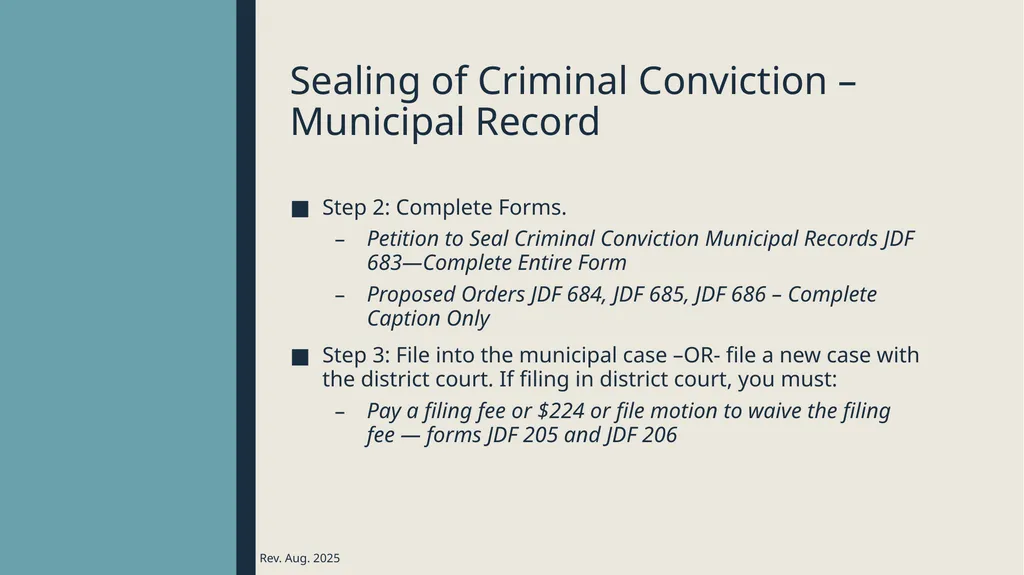 Sealing criminal records Presented by the 12th - slide 21 of 41