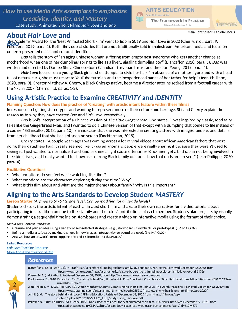 Creativity, Identity, and Mastery in the Visual - slide 2 of 2