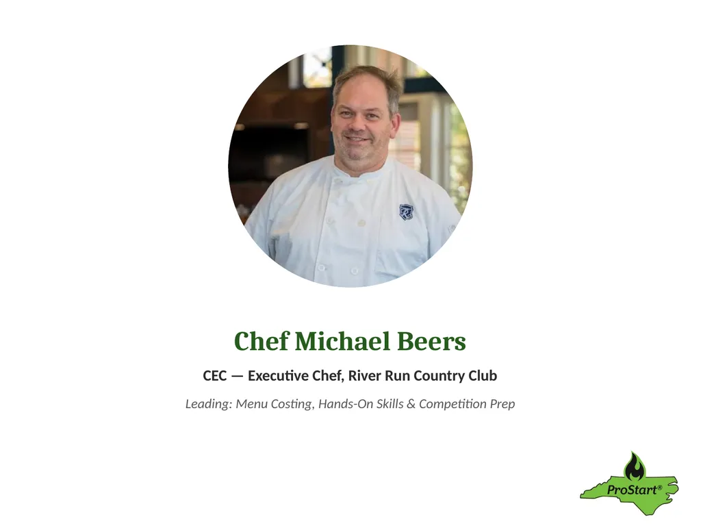 2026 NC ProStart Educator Conference Opening - slide 17 of 24