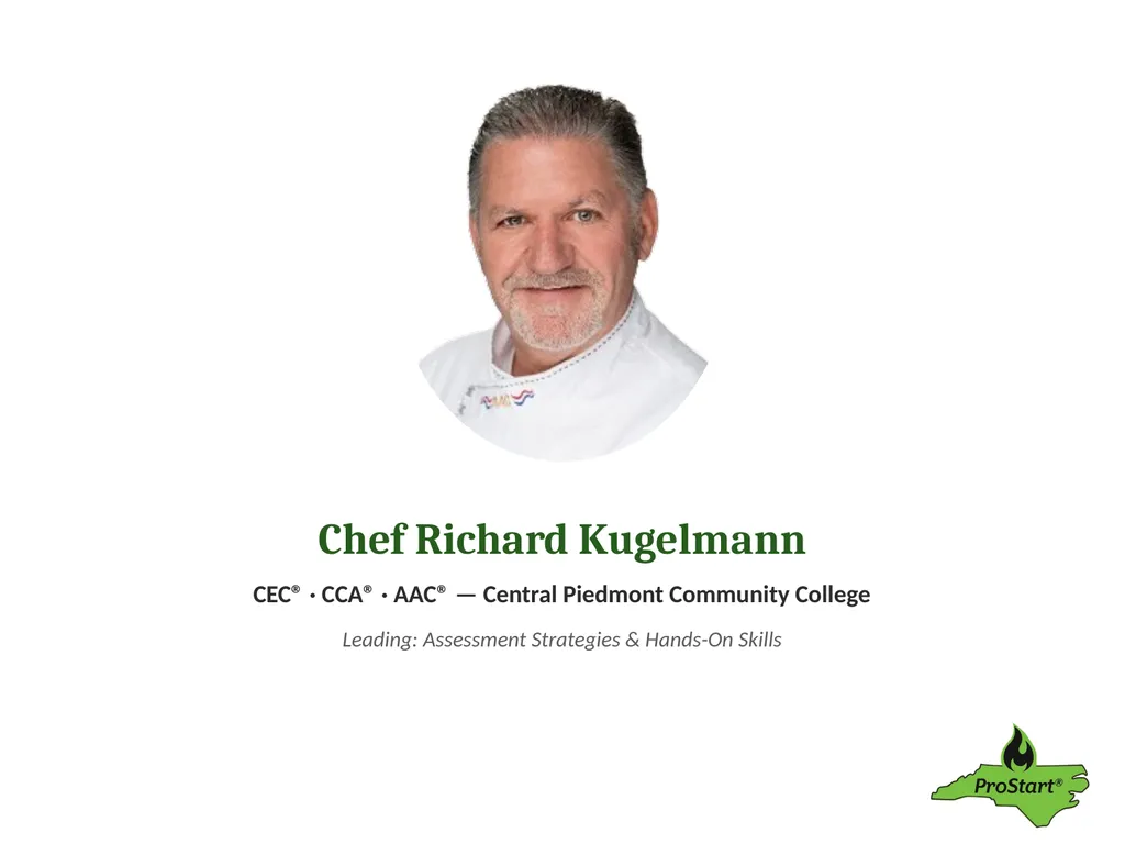 2026 NC ProStart Educator Conference Opening - slide 19 of 24