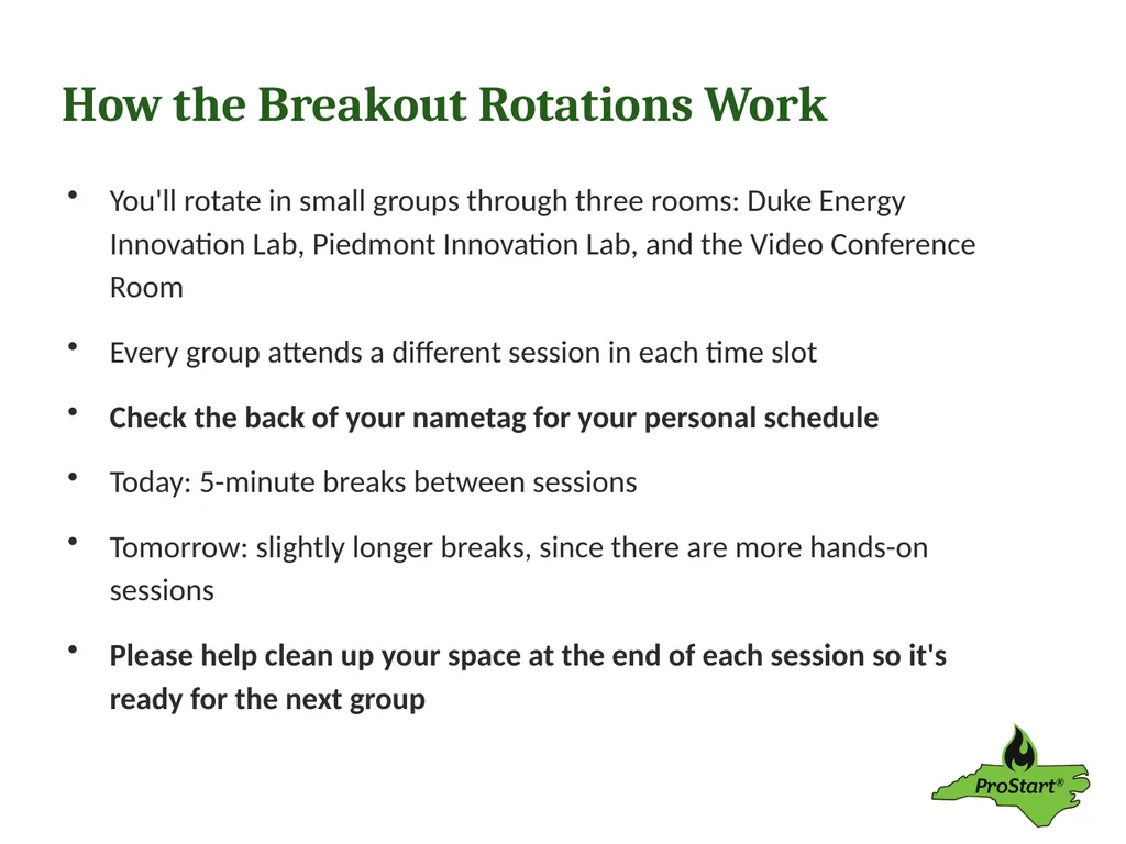 2026 NC ProStart Educator Conference Opening - slide 11 of 24