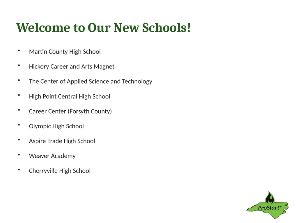 2026 NC ProStart Educator Conference Opening - slide 4 of 24