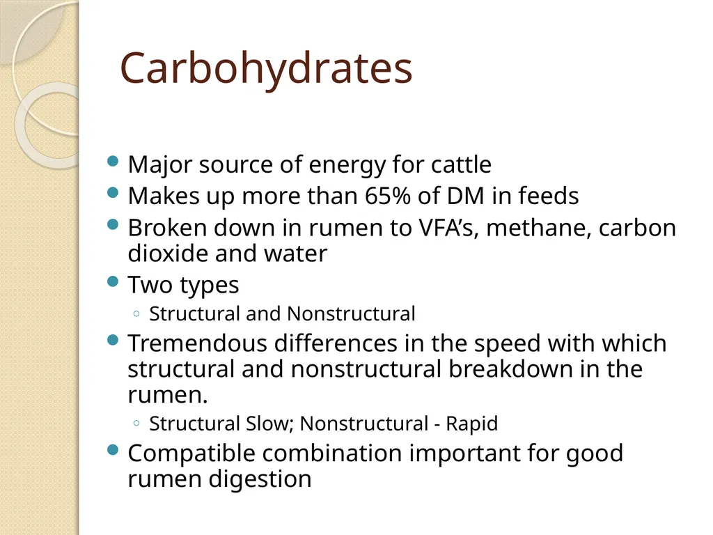 Dairy Cattle Nutrition – The Basics Dr. L. E. - slide 37 of 49