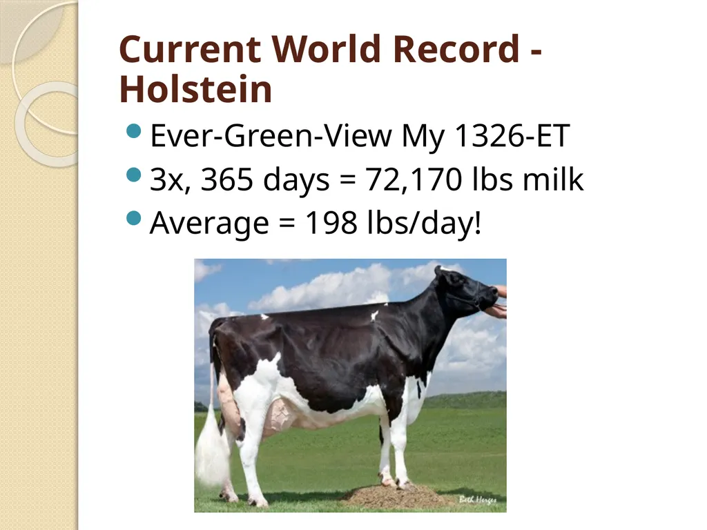 Dairy Cattle Nutrition – The Basics Dr. L. E. - slide 4 of 49