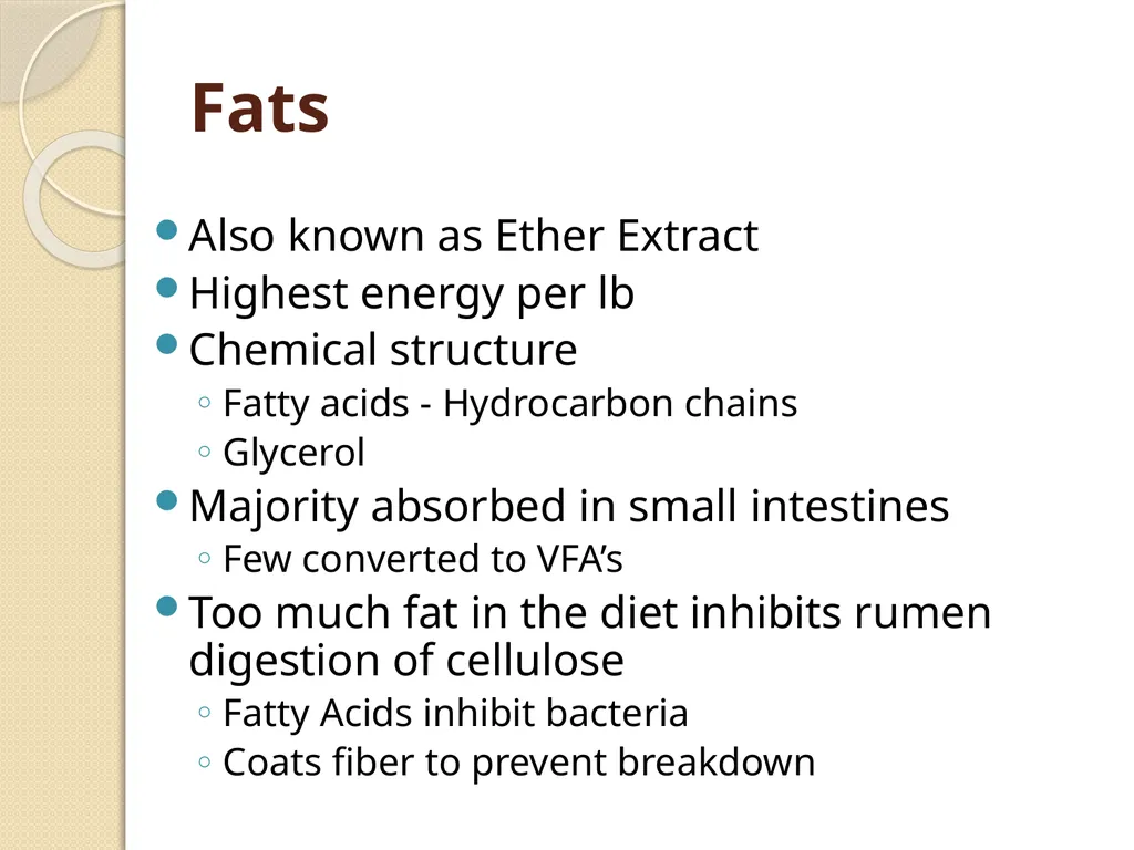 Dairy Cattle Nutrition – The Basics Dr. L. E. - slide 43 of 49