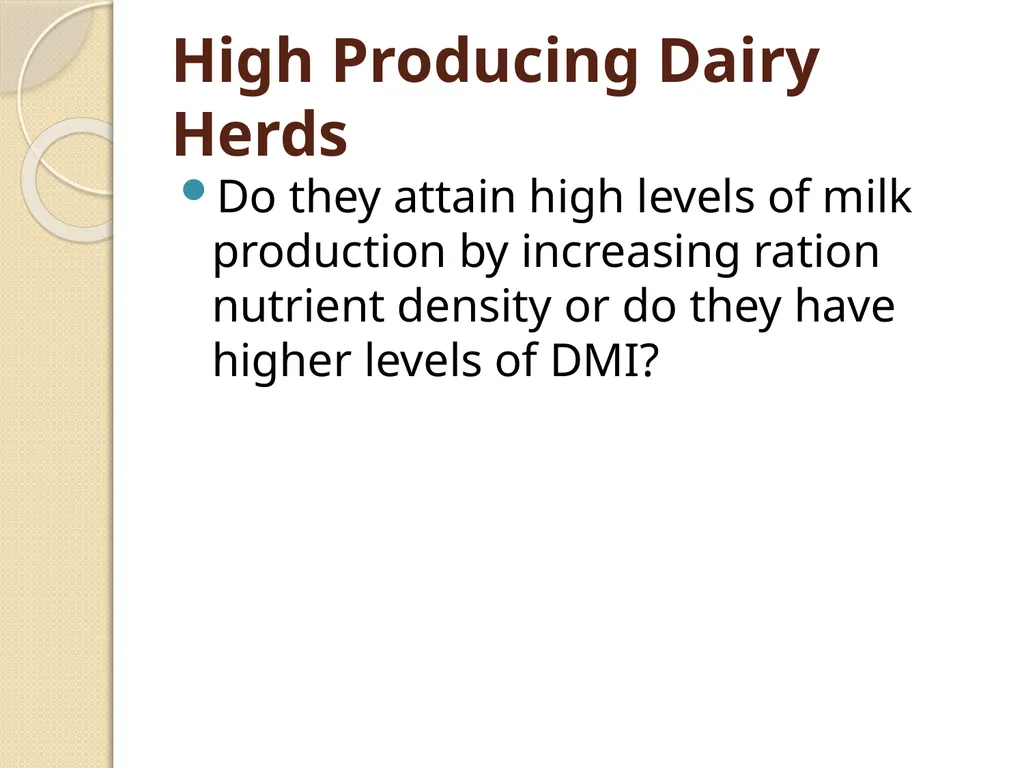 Dairy Cattle Nutrition – The Basics Dr. L. E. - slide 14 of 49