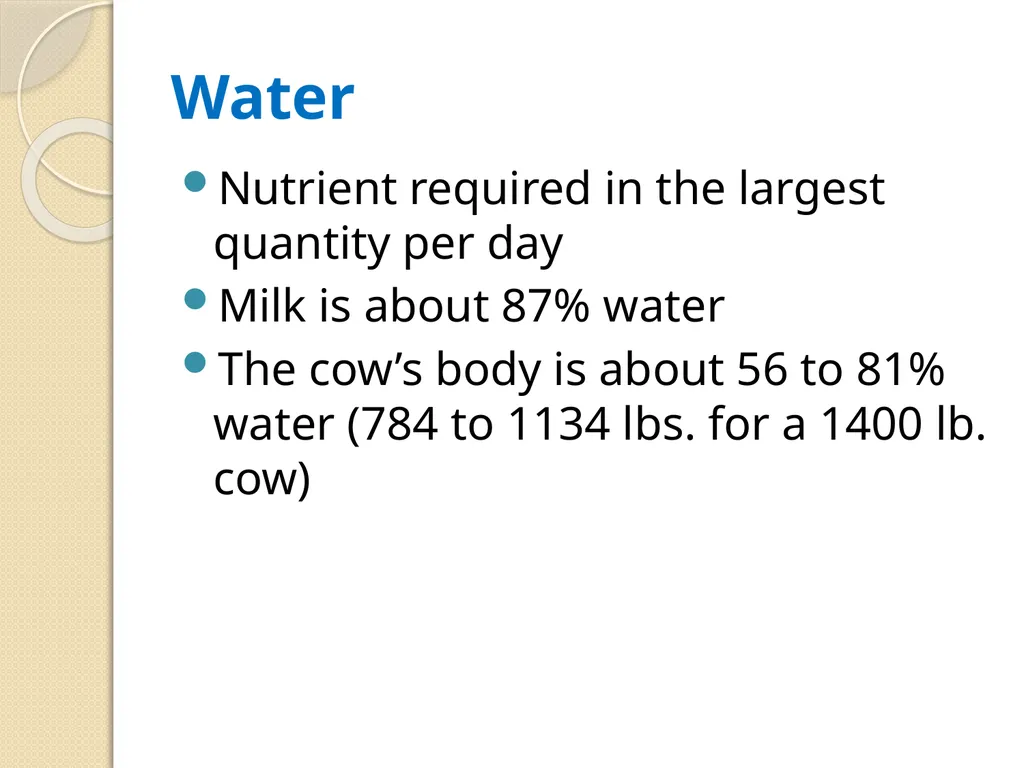 Dairy Cattle Nutrition – The Basics Dr. L. E. - slide 17 of 49