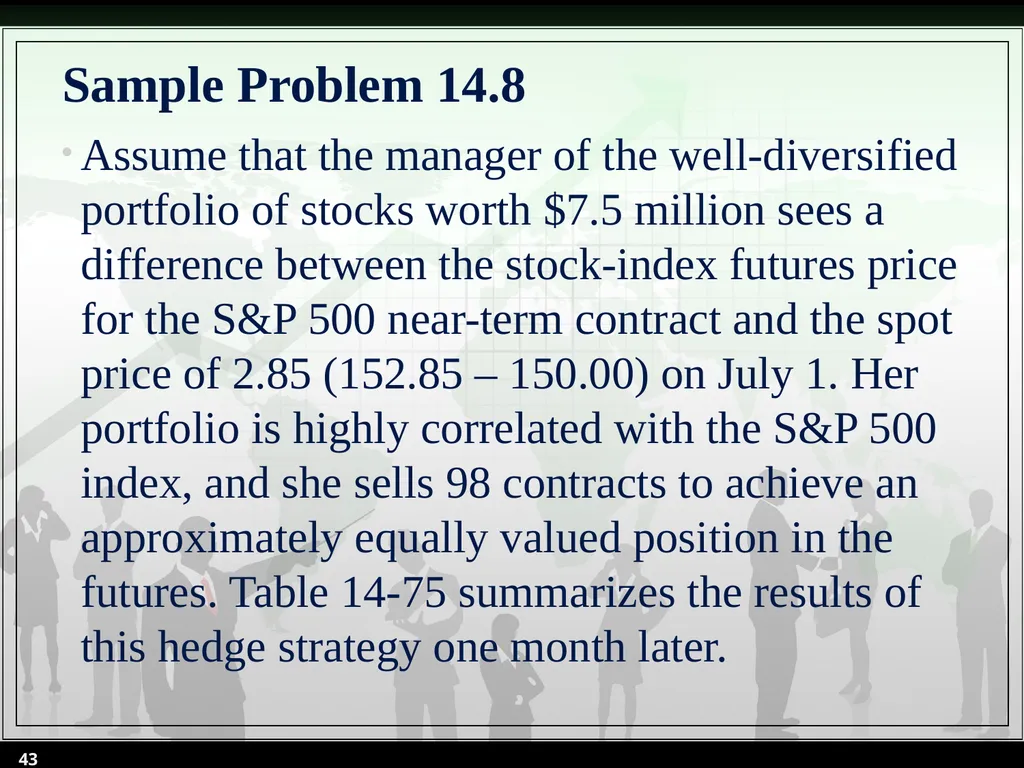 Chapter 14 Futures Valuation and Hedging By Cheng - slide 43 of 54