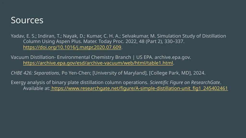 Aspen Simulation of Staged Separation Unit-Ops: - slide 18 of 18