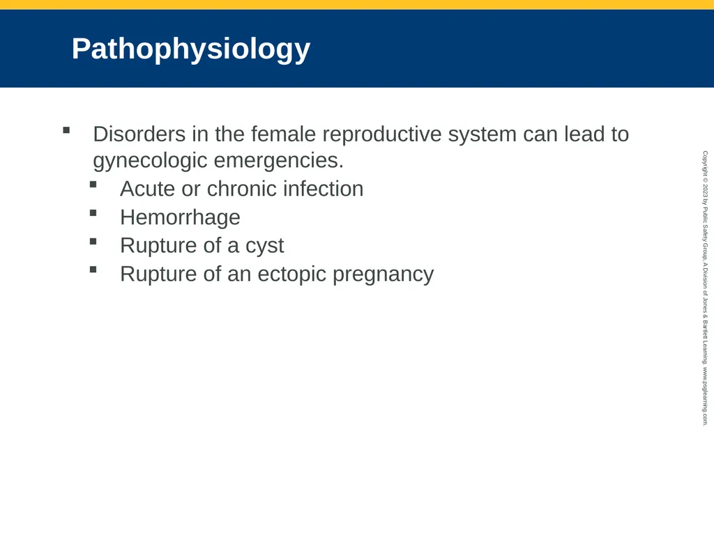 Gynecologic Emergencies CHAPTER 25: Focused - slide 14 of 51