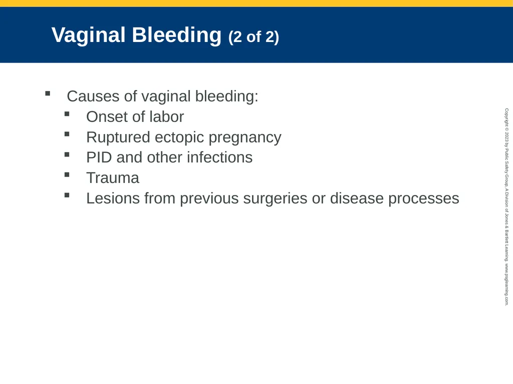 Gynecologic Emergencies CHAPTER 25: Focused - slide 29 of 51