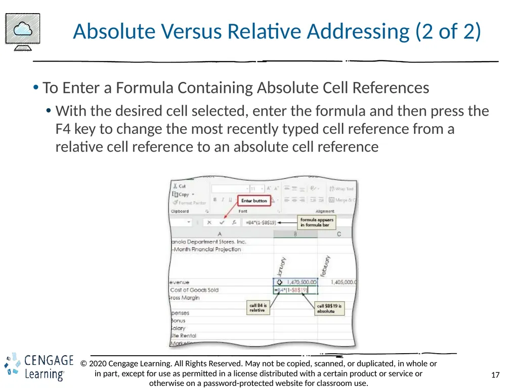 Shelly Cashman: Microsoft Excel 2019 Module 3: - slide 17 of 50