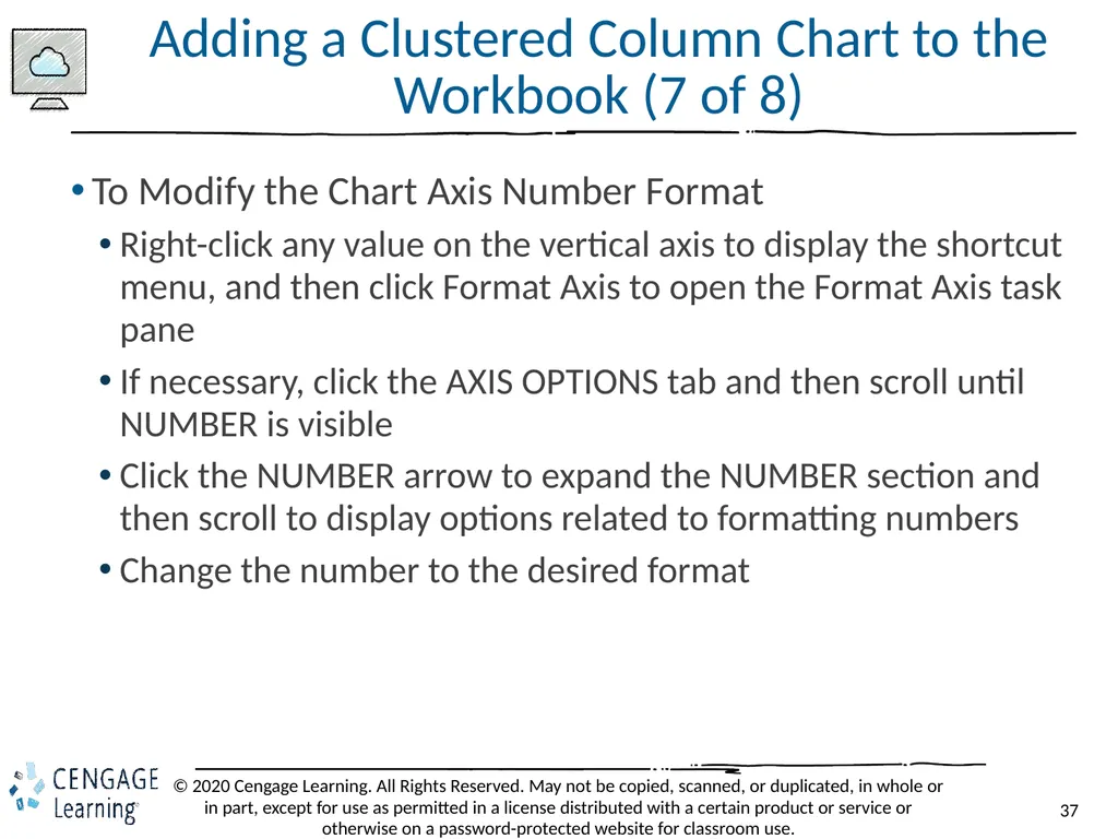 Shelly Cashman: Microsoft Excel 2019 Module 3: - slide 37 of 50