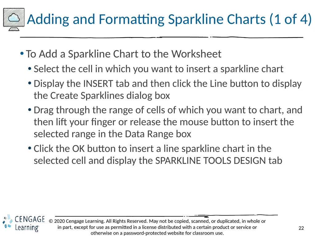 Shelly Cashman: Microsoft Excel 2019 Module 3: - slide 22 of 50