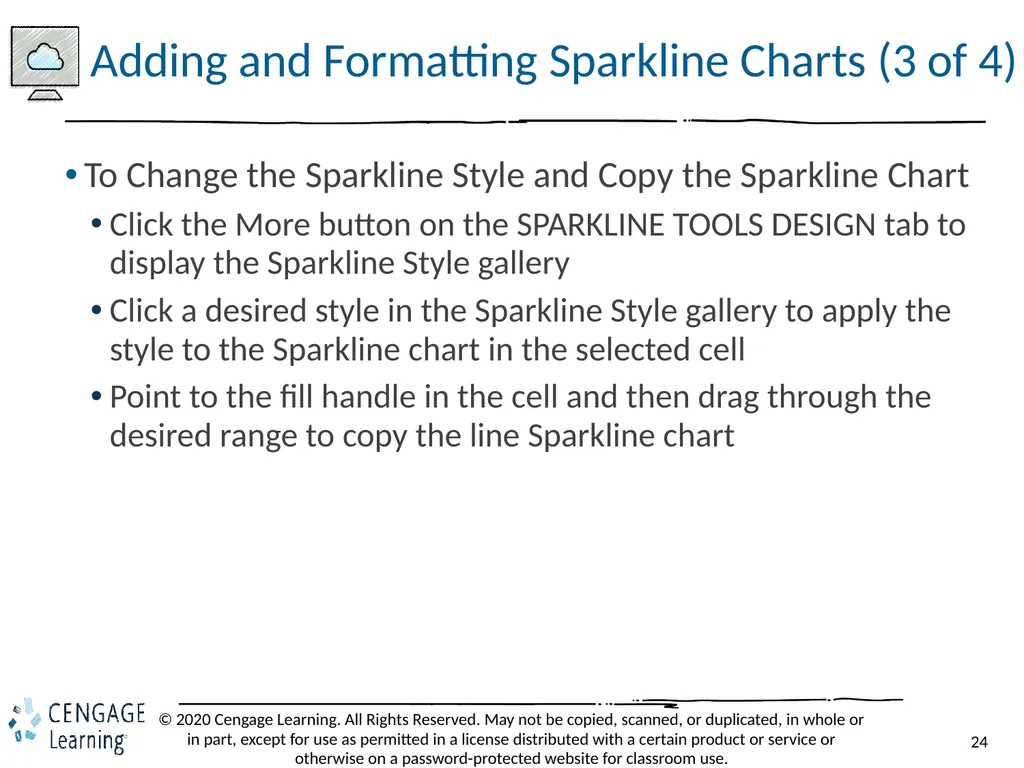 Shelly Cashman: Microsoft Excel 2019 Module 3: - slide 24 of 50