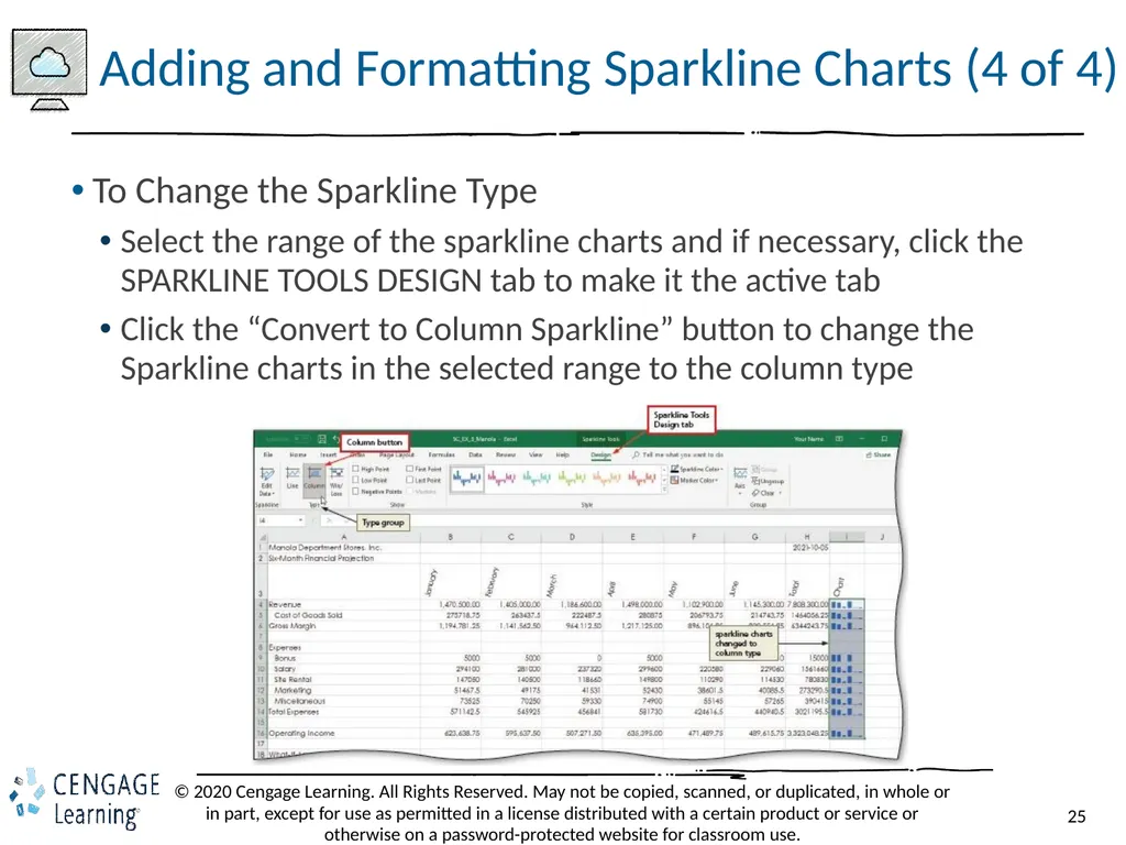 Shelly Cashman: Microsoft Excel 2019 Module 3: - slide 25 of 50