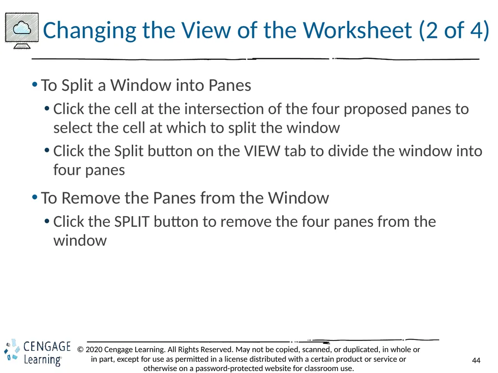 Shelly Cashman: Microsoft Excel 2019 Module 3: - slide 44 of 50