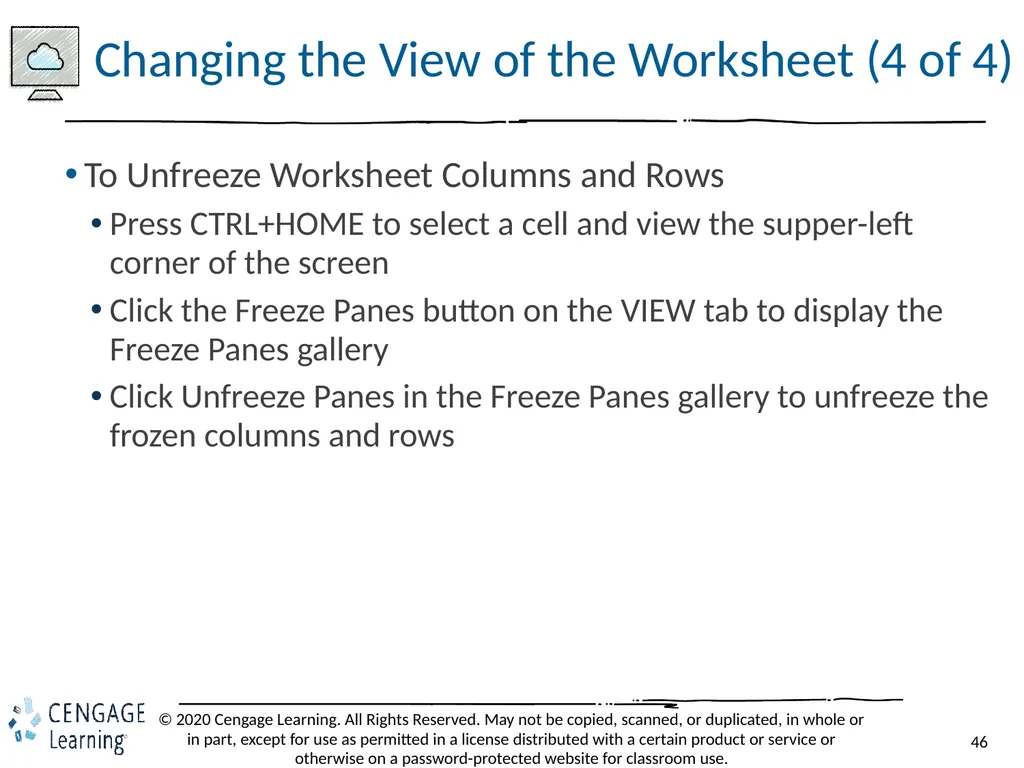 Shelly Cashman: Microsoft Excel 2019 Module 3: - slide 46 of 50