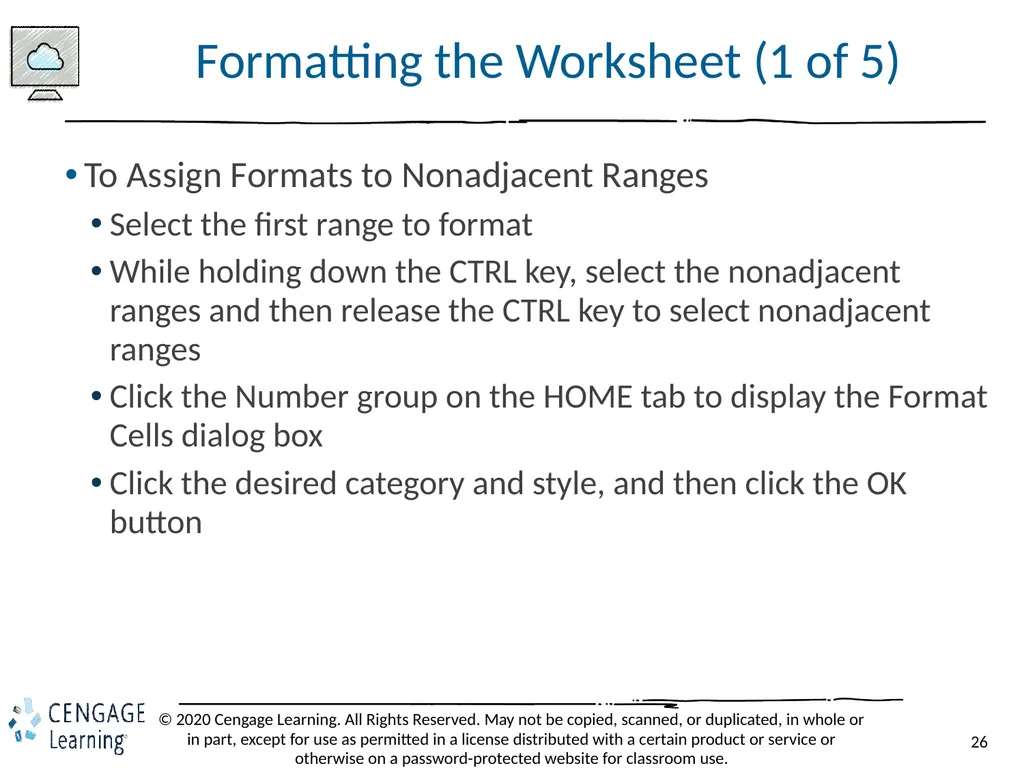 Shelly Cashman: Microsoft Excel 2019 Module 3: - slide 26 of 50
