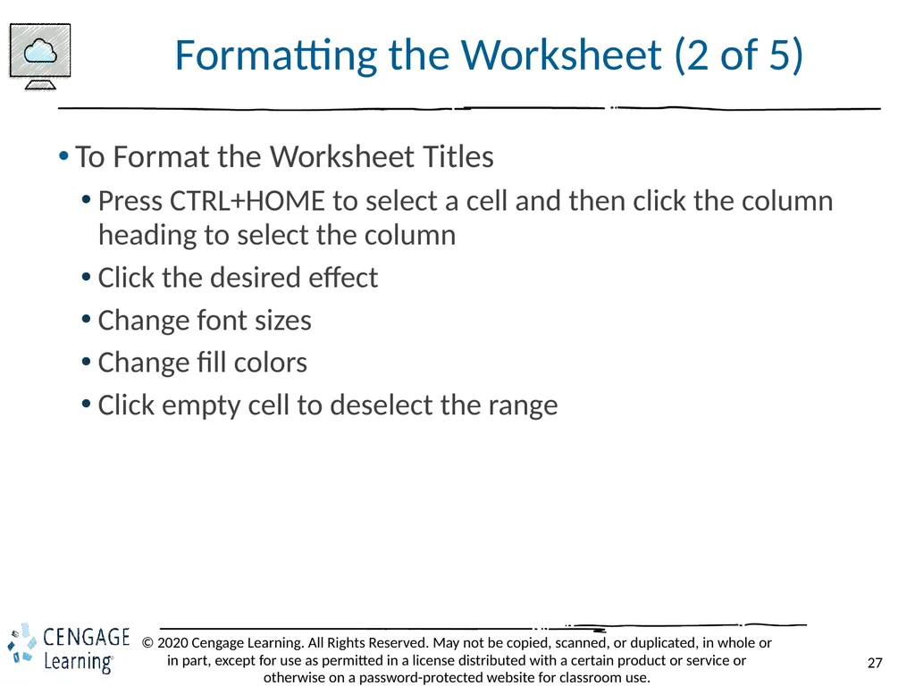 Shelly Cashman: Microsoft Excel 2019 Module 3: - slide 27 of 50