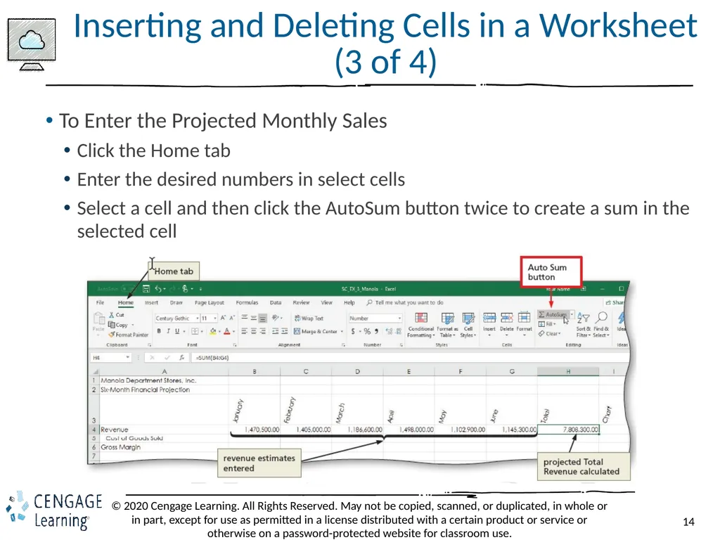 Shelly Cashman: Microsoft Excel 2019 Module 3: - slide 14 of 50