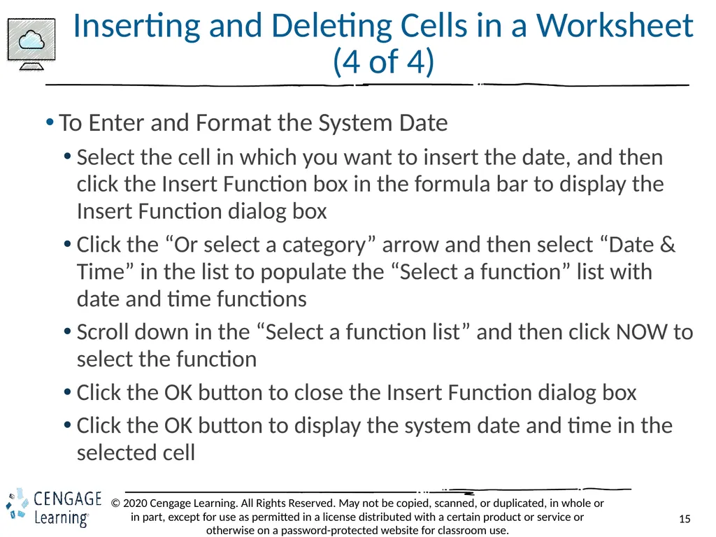 Shelly Cashman: Microsoft Excel 2019 Module 3: - slide 15 of 50