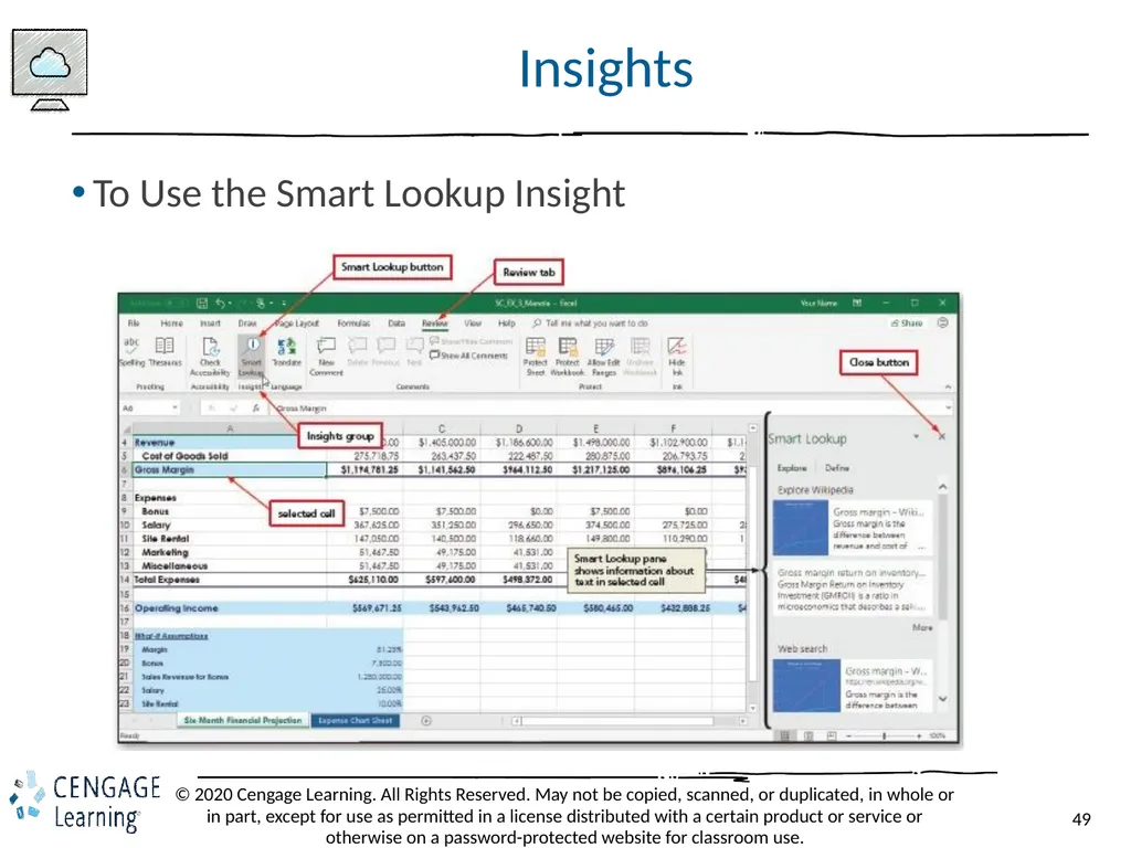 Shelly Cashman: Microsoft Excel 2019 Module 3: - slide 49 of 50