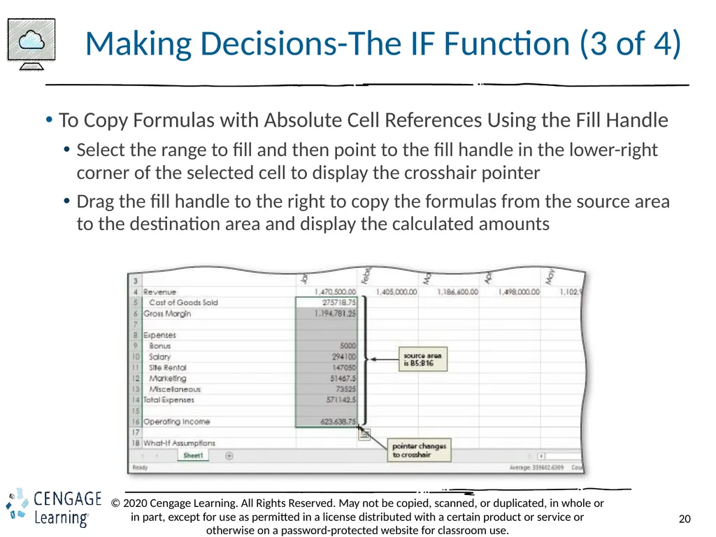 Shelly Cashman: Microsoft Excel 2019 Module 3: - slide 20 of 50