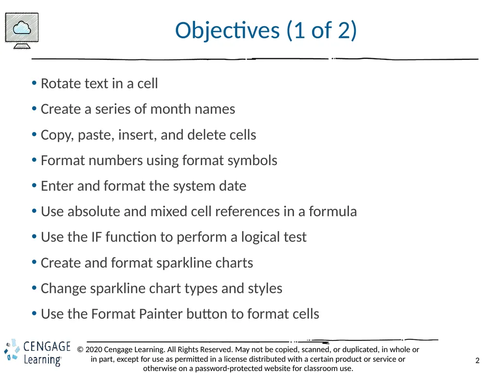 Shelly Cashman: Microsoft Excel 2019 Module 3: - slide 2 of 50