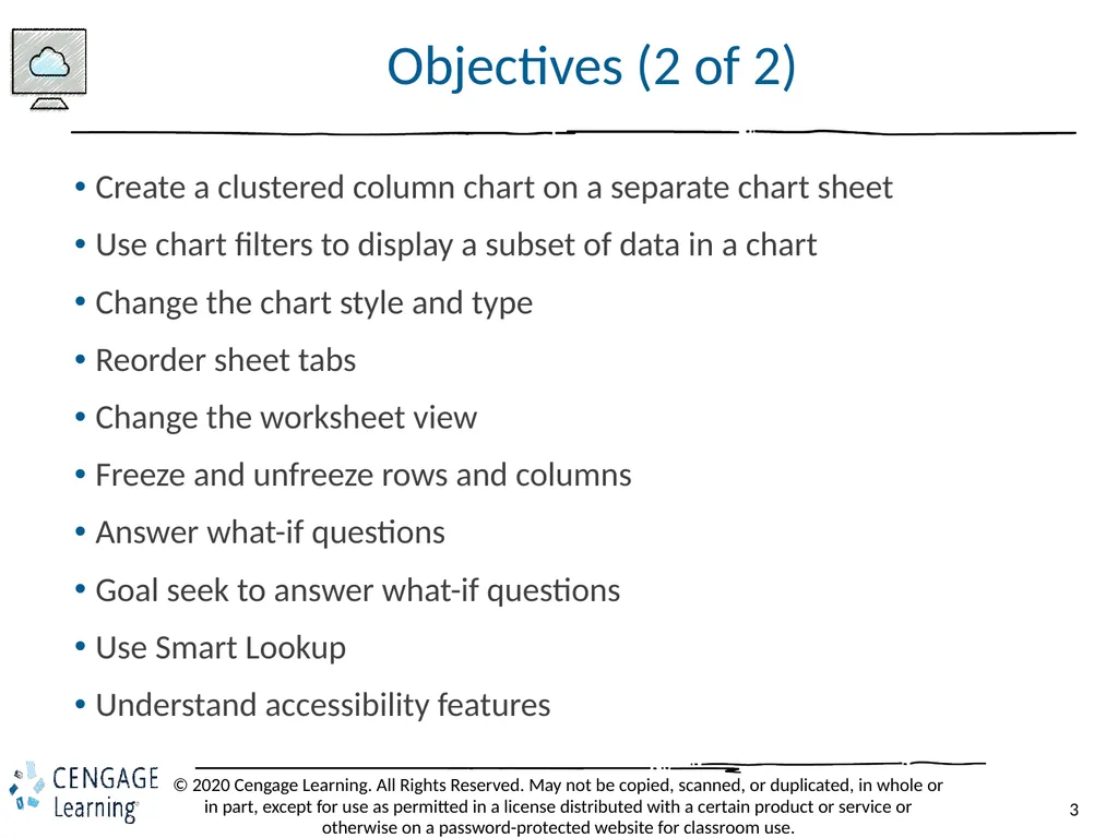Shelly Cashman: Microsoft Excel 2019 Module 3: - slide 3 of 50