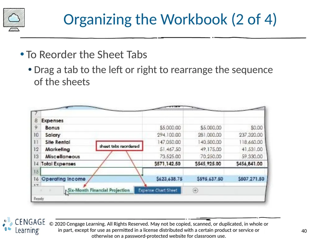 Shelly Cashman: Microsoft Excel 2019 Module 3: - slide 40 of 50