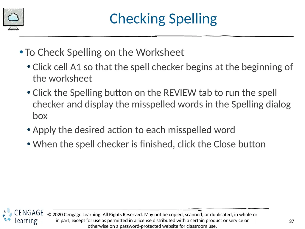 Shelly Cashman: Microsoft Excel 2019 Module 2: - slide 37 of 42