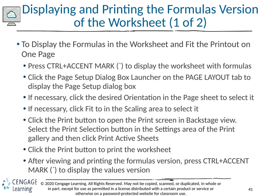Shelly Cashman: Microsoft Excel 2019 Module 2: - slide 41 of 42
