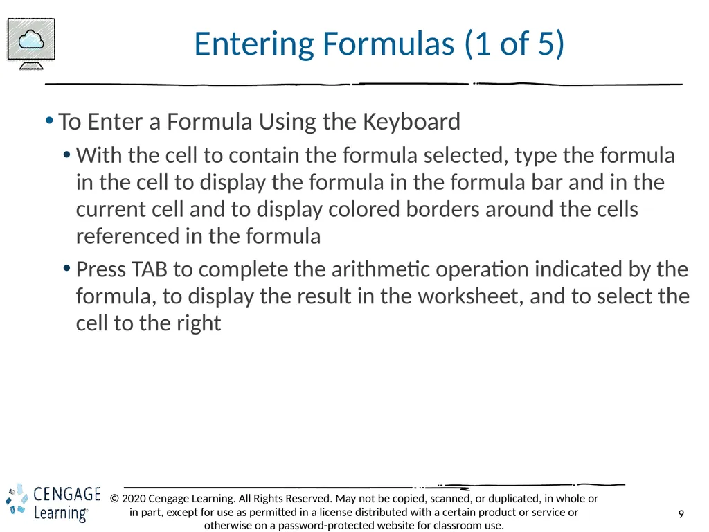 Shelly Cashman: Microsoft Excel 2019 Module 2: - slide 9 of 42