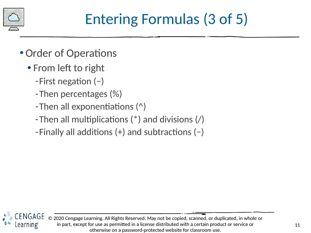 Shelly Cashman: Microsoft Excel 2019 Module 2: - slide 11 of 42