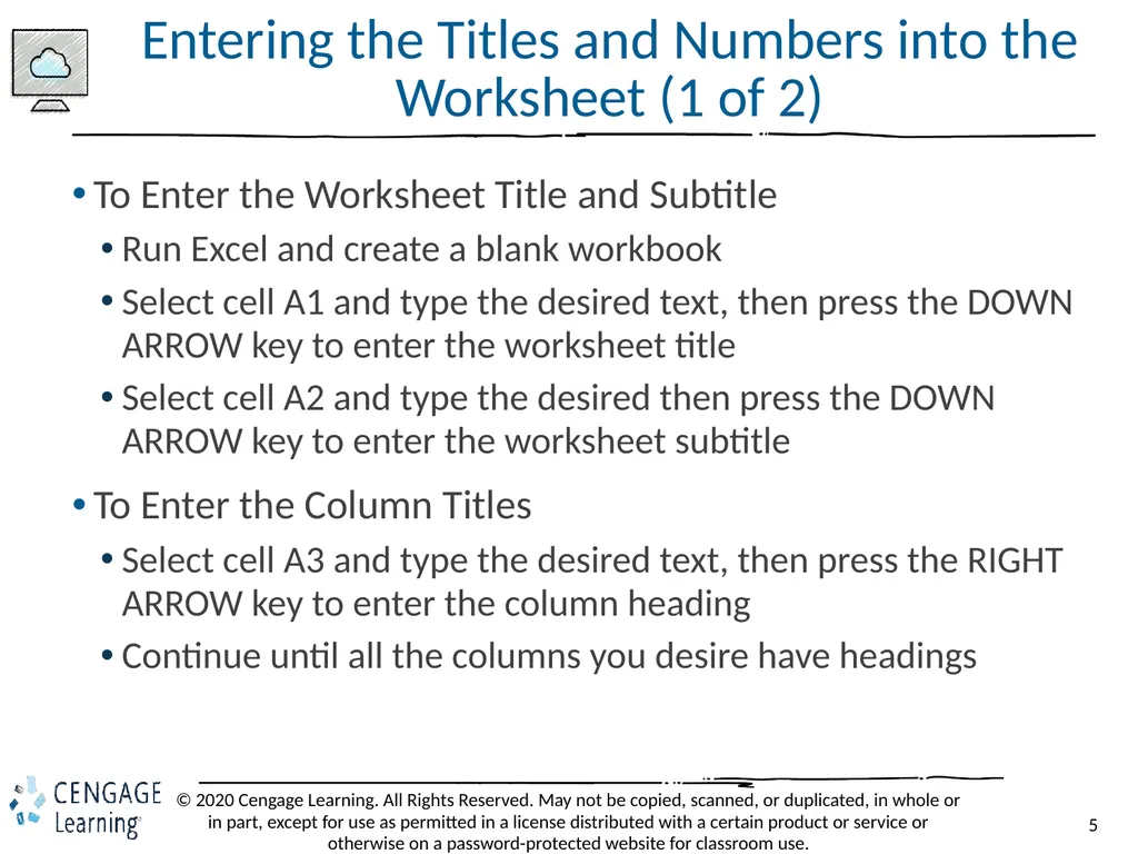 Shelly Cashman: Microsoft Excel 2019 Module 2: - slide 5 of 42