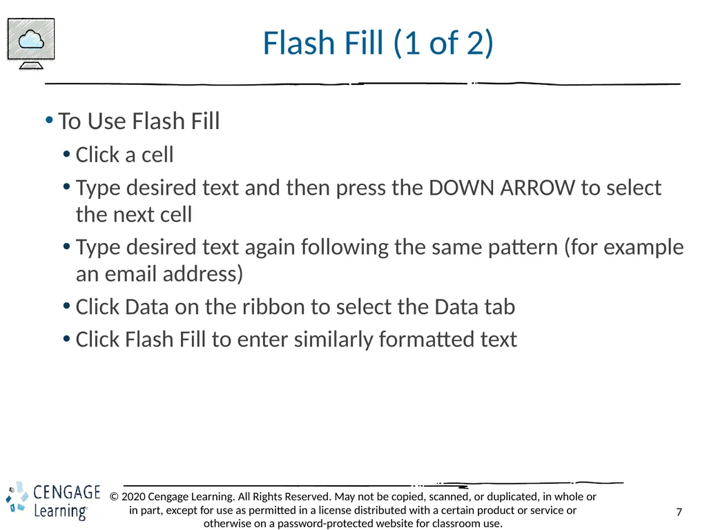Shelly Cashman: Microsoft Excel 2019 Module 2: - slide 7 of 42