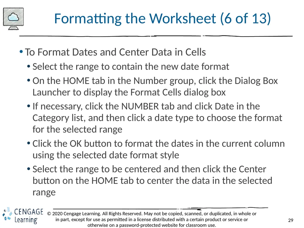Shelly Cashman: Microsoft Excel 2019 Module 2: - slide 29 of 42